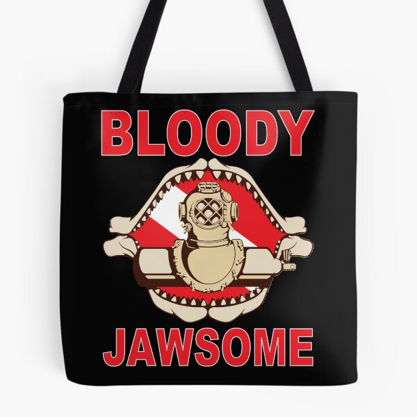 Item preview, Bloody Jawsome - Scuba Diving  designed and sold by Scubaloppy.