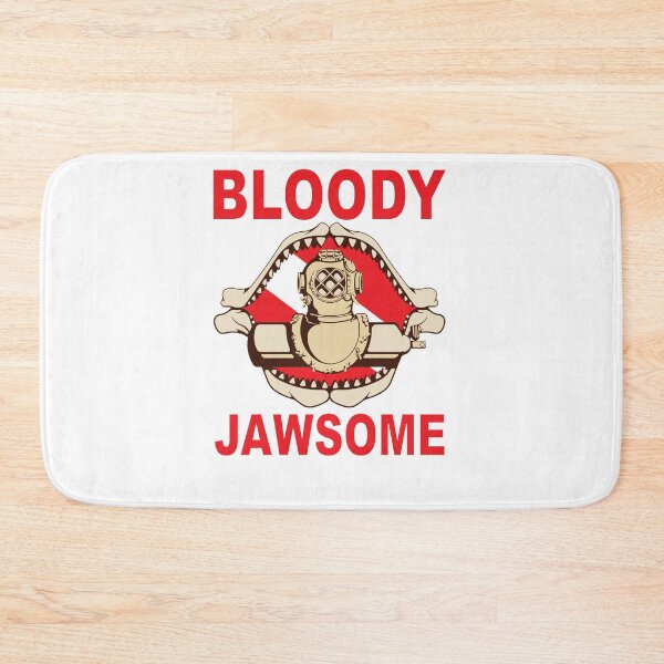 Item preview, Bloody Jawsome - Scuba Diving  designed and sold by Scubaloppy.