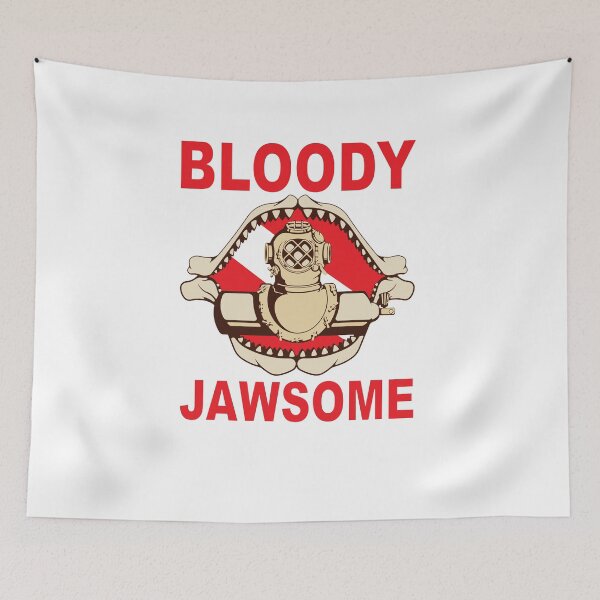 Item preview, Bloody Jawsome - Scuba Diving  designed and sold by Scubaloppy.