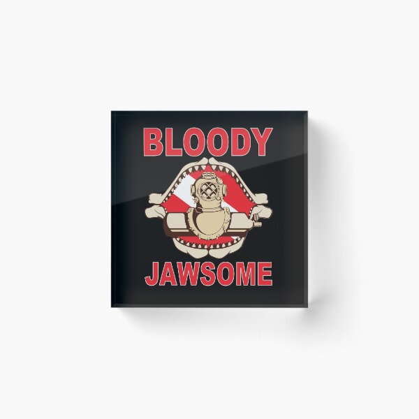 Item preview, Bloody Jawsome - Scuba Diving  designed and sold by Scubaloppy.