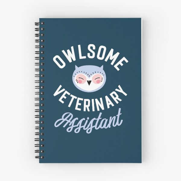 Item preview, Owlsome Veterinary Assistant Pun - Funny Gift Idea designed and sold by betternotes.