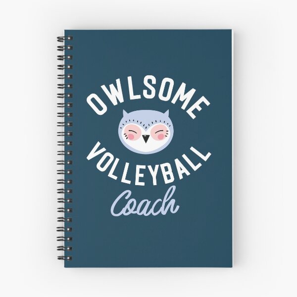Item preview, Owlsome Volleyball Coach Pun - Funny Gift Idea designed and sold by betternotes.