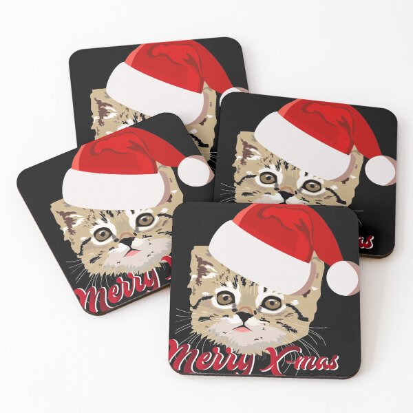 Item preview, Cat lover christmas - Cute kitty saying Merry X- mas to everyone designed and sold by DBkaushal.