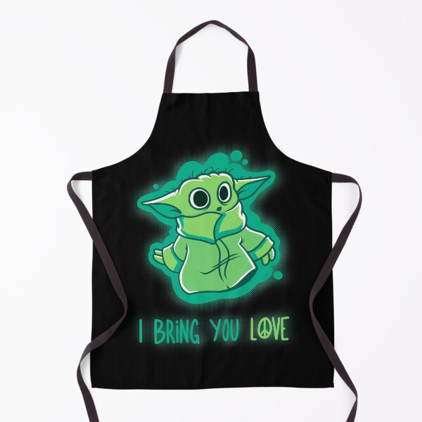 Item preview, I bring you LOVE - Cute Green Baby Alien Nuclear ghost burns designed and sold by The Teenosaur.