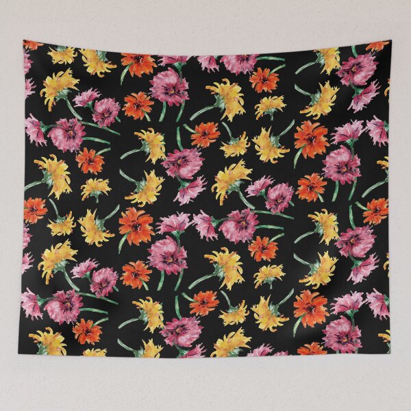 Item preview, Pattern, flower motif, multicolored designed and sold by voicivoila.