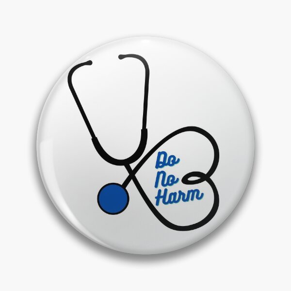 Item preview, Do no harm - Heart Stethoscope - Blueberry/Midnight designed and sold by miTeless seDign.