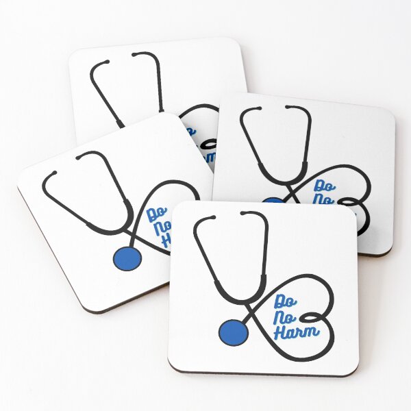 Item preview, Do no harm - Heart Stethoscope - Blueberry/Midnight designed and sold by miTeless seDign.