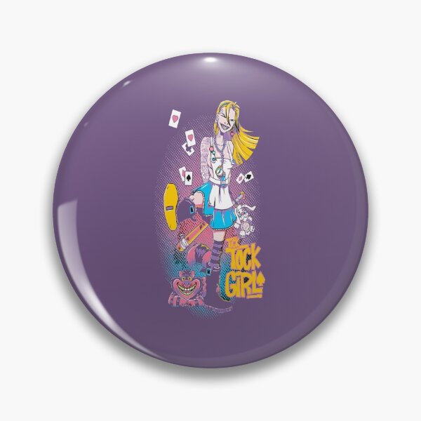 Item preview, Tick Tock Girl - Tank Girl x Alice in Wonderland Mashup designed and sold by orchidshirts.