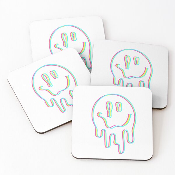Item preview, Glitch melt smiley face designed and sold by anyapitchie.