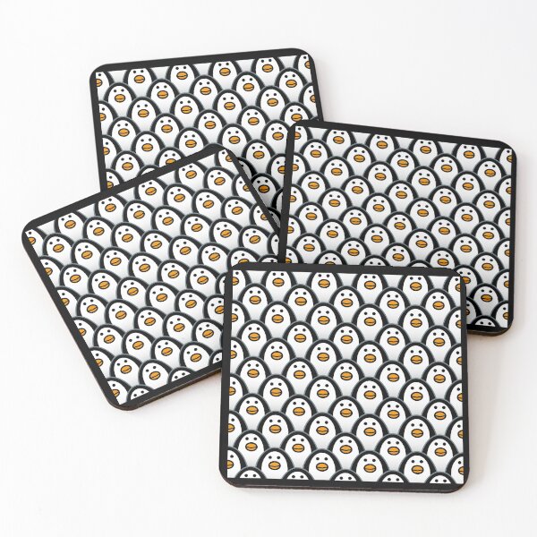 Item preview, Staring Hypnotic Penguins - Pattern designed and sold by CleverPencil.