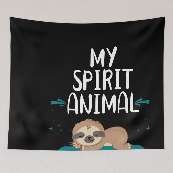 Item preview, My Spirit Animal - Sleeping Sloth Lazy Napping designed and sold by Ibu83.