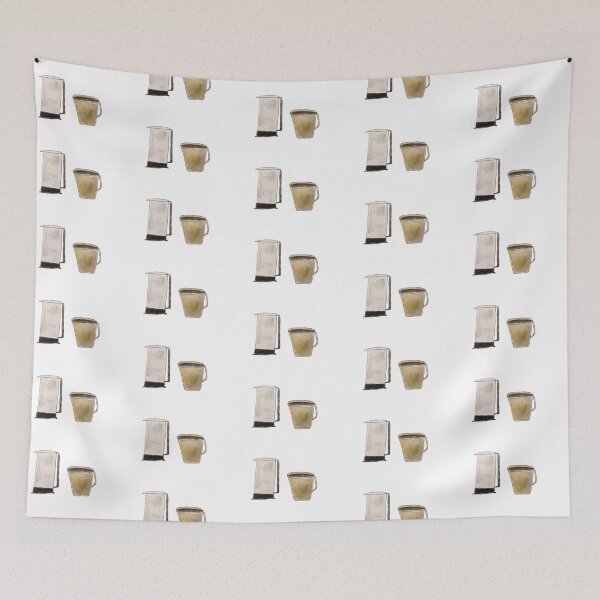 Item preview, Coffee and French Press designed and sold by rhodeyart.