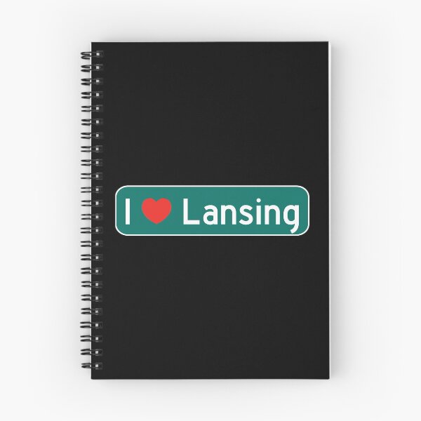 Item preview, I Love Lansing! designed and sold by DoodleDashCollective.