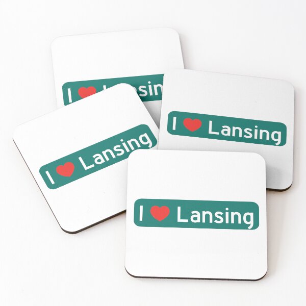 Item preview, I Love Lansing! designed and sold by DoodleDashCollective.