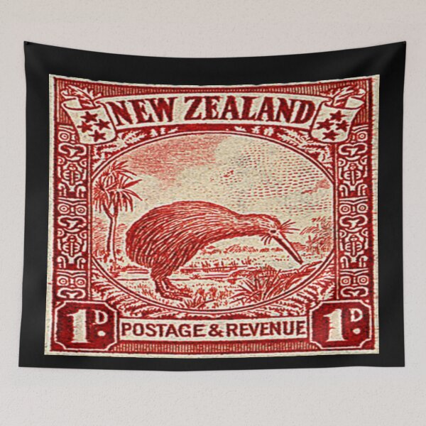 Item preview, New Zealand 1D Postage & Revenue Stamp - NZ Stamp designed and sold by CASSNELSON.