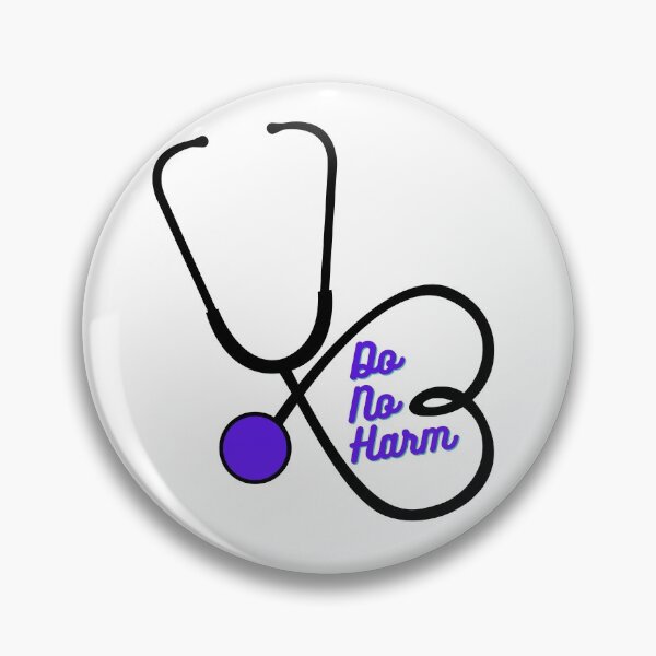Item preview, Do no harm - Heart Stethoscope - Grape/Midnight designed and sold by miTeless seDign.