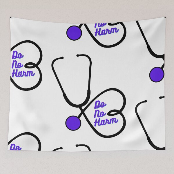 Item preview, Do no harm - Heart Stethoscope - Grape/Midnight designed and sold by miTeless seDign.