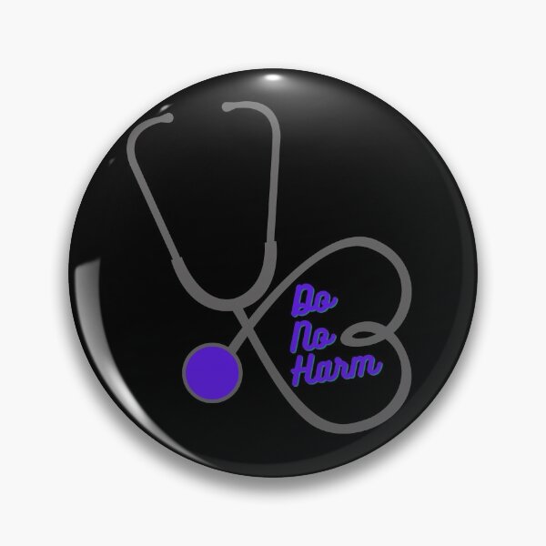 Item preview, Do no harm - Heart Stethoscope Grape/Iron designed and sold by miTeless seDign.