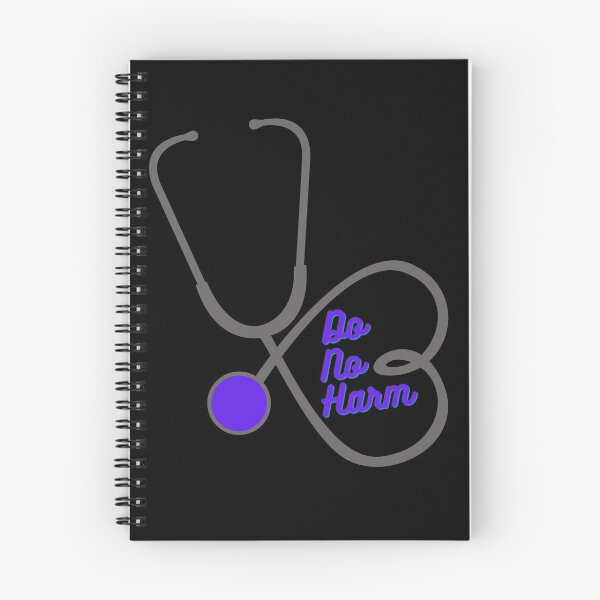 Item preview, Do no harm - Heart Stethoscope Grape/Iron designed and sold by miTeless seDign.