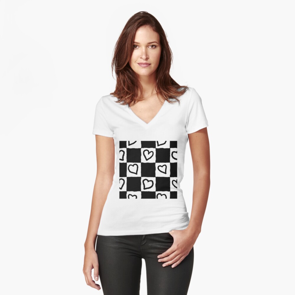 Item preview, Fitted V-Neck T-Shirt designed and sold by IsabellaSchaf.