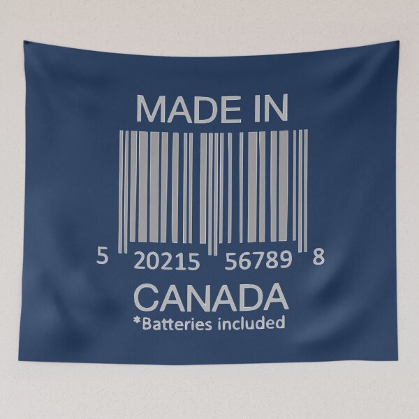 Item preview, Made In Canada Funny Barcode designed and sold by loveoceanair.