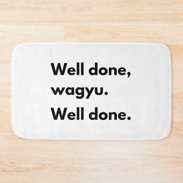Item preview, Well done wagyu designed and sold by Jajamon.