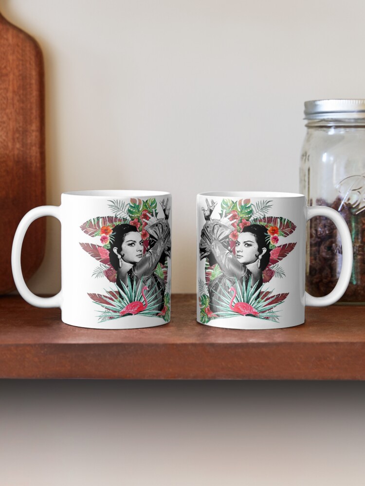 Vista alternativa de Taza de café Flamenco by Lola Flores