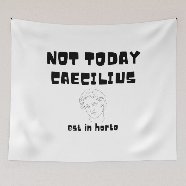 Item preview, Not Today Caecilius Est In Horto designed and sold by sunnybandana.