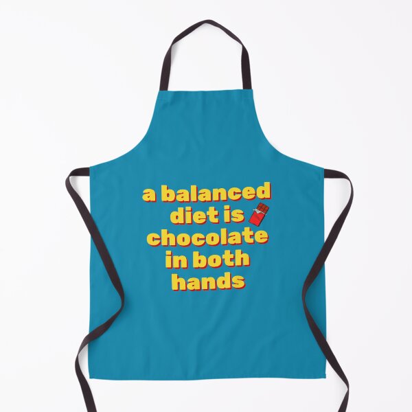 Item preview, A balanced diet is chocolate in both hands designed and sold by PurpleTank.