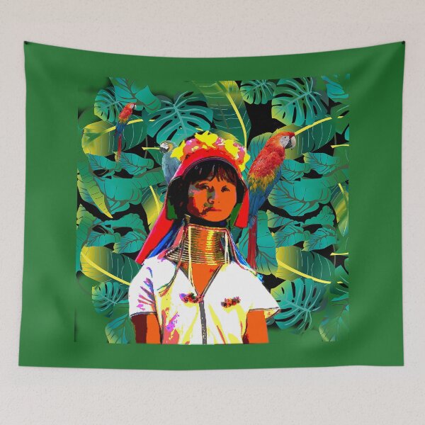 Item preview, GIRAFFE WOMAN or PADAUNG designed and sold by María Ángeles Conesa Artés.