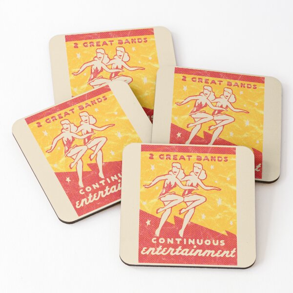 Item preview, Dancing Girls, Burlesque Style, Nightclub Matchbook, Vintage 1950s Style designed and sold by Roger-C.