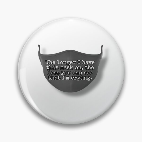 Item preview, James Acaster Hypothetical Mask Quote designed and sold by poetryartworm.