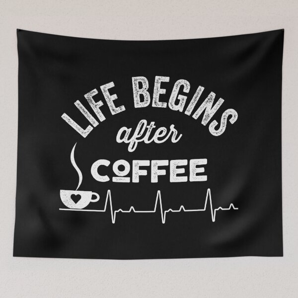 Item preview, Life Begins After Coffee designed and sold by justjonboy.