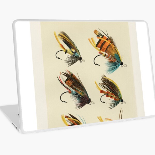 Salmon Fly Fishing - Salmon Flies Art Coasters (Set of 4) for Sale by  SFTStudio