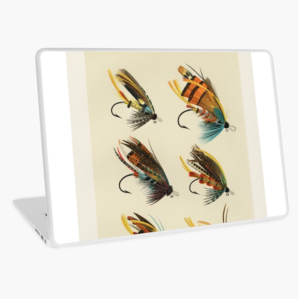 Salmon Fly Fishing - Salmon Flies Art Coasters (Set of 4) for Sale by  SFTStudio