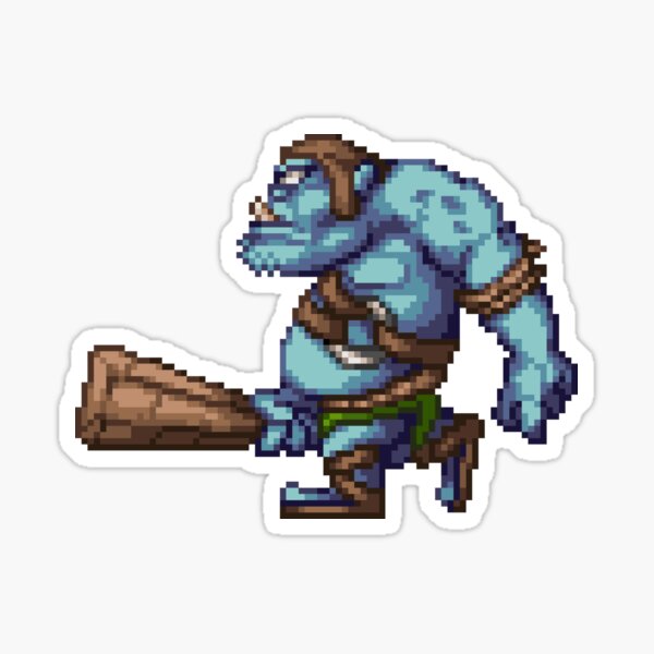 Terraria Ogre Sticker For Sale By Jaront Redbubble