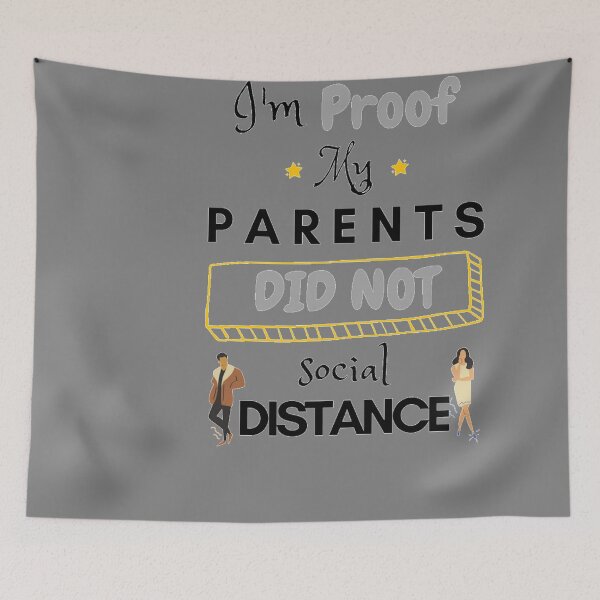 Item preview, I'm proof my parents did not social distance Bodysuit, Babygrow, Cute, Gift, Social Distance, 2020, Unisex Baby Clothing designed and sold by Rcasadesign.