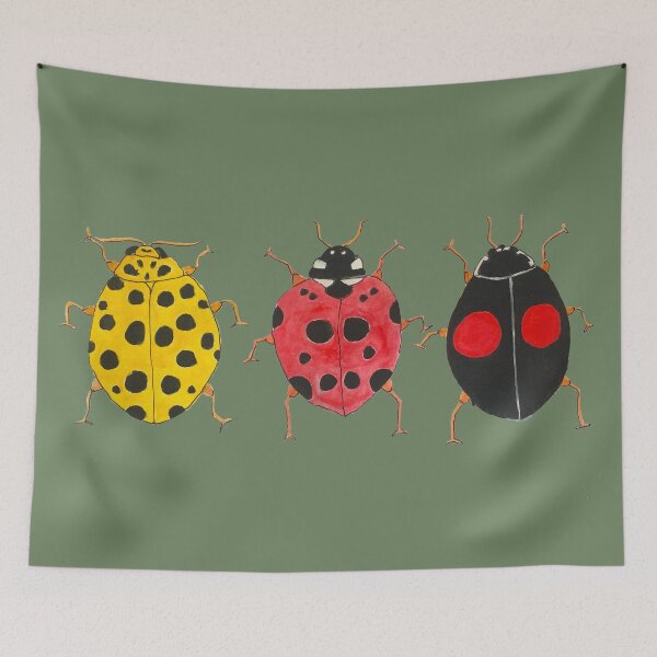 Item preview, Ladybug - Gouache designed and sold by Fraise-de-bois.