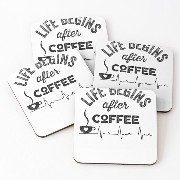 Item preview, Life Begins After Coffee designed and sold by justjonboy.
