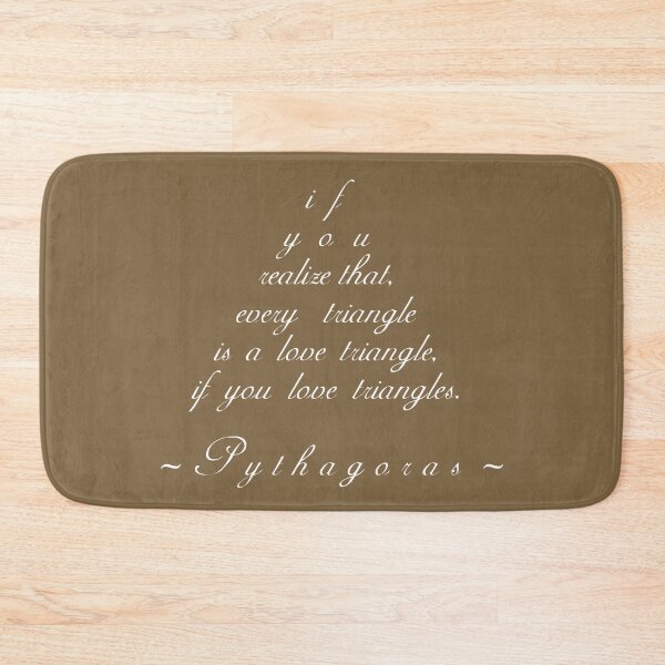 Item preview, Nobody loves triangles as much as Pythagoras does designed and sold by artColourized.