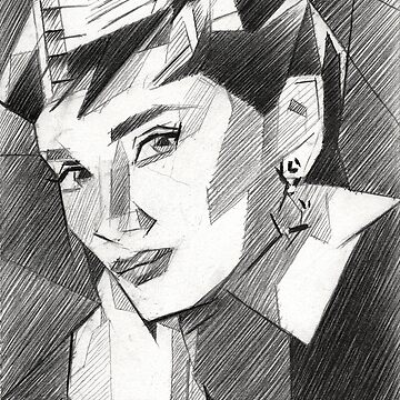 Artwork thumbnail, Audrey Hepburn by Corne Akkers