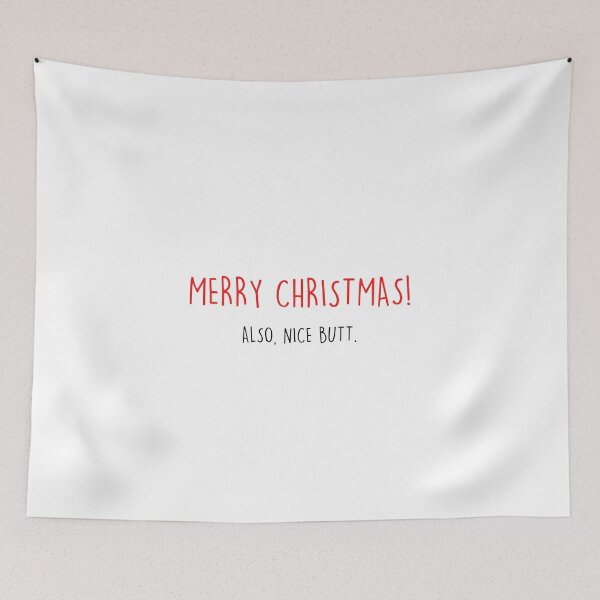 Item preview, Funny and Naughty Christmas Card for Him - For Her - For Boyfriend -For Girlfriend - Nice Butt designed and sold by The Little Wood Cottage.