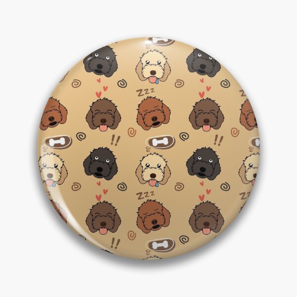 Item preview, Funny Cockapoo Cavapoo Cavoodle Dog Emoji designed and sold by Lulupainting.