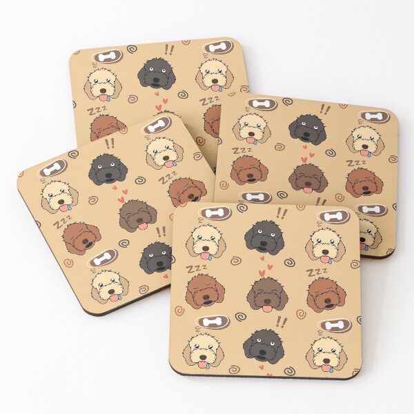 Item preview, Funny Cockapoo Cavapoo Cavoodle Dog Emoji designed and sold by Lulupainting.