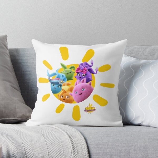 Sunny Bunnies Pillows & Cushions for Sale