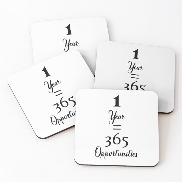 Item preview, One Year 365 Quote Art Design Inspirational Motiv designed and sold by vividpixelusa.