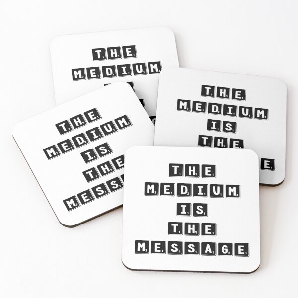 Item preview, The Medium is the Message designed and sold by bubblebay.