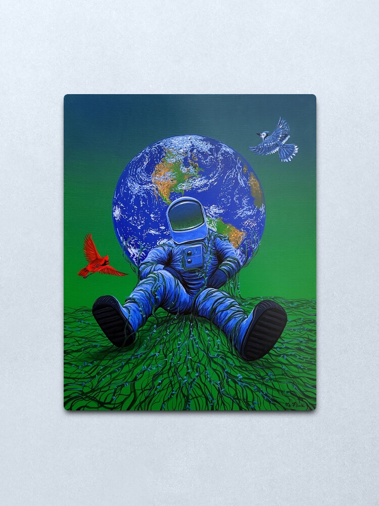 Alternate view of One Metal Print