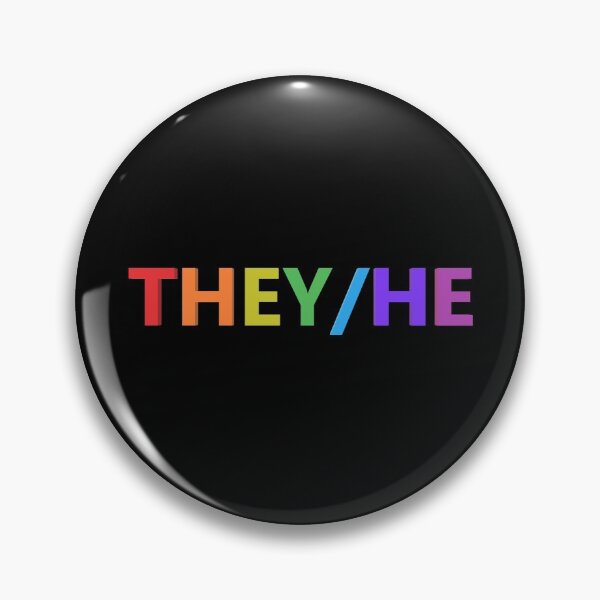 Item preview, They/He Pronouns designed and sold by Spectrum Perspectives.