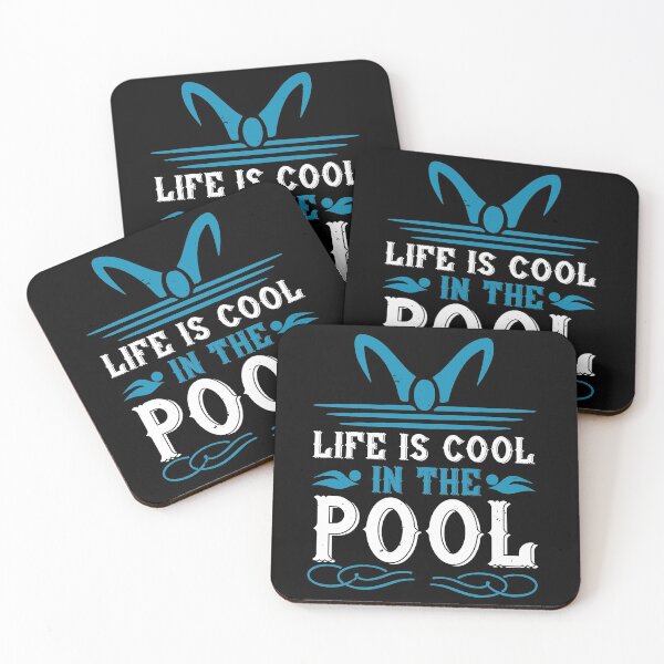 Item preview, Life Is Cool In The Pool designed and sold by GoodVibeDesign.